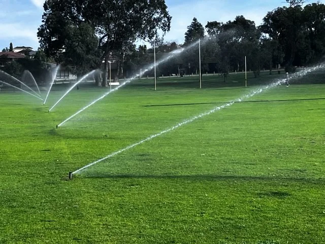 The City has installed new irrigation technology at Barridale Park for more efficient water usage